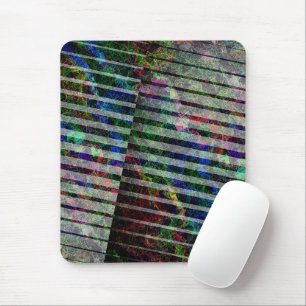 Weird strips and colored scratches, with clipping mouse pad