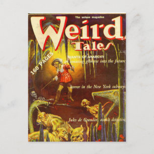 Weird Tales 50 Postcard