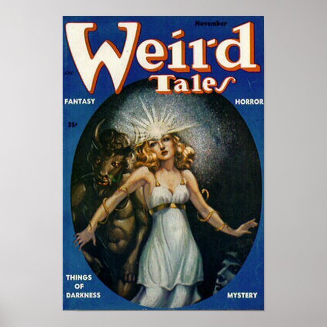 weird tales art poster (Front)