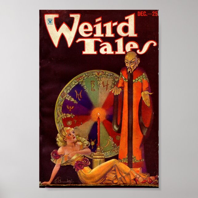 Weird Tales Comic Poster December (Front)