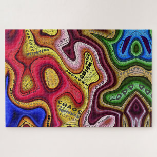 Weird Typography Jigsaw Puzzle
