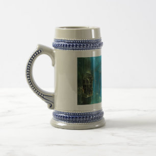 Weird underwater habitat beer stein