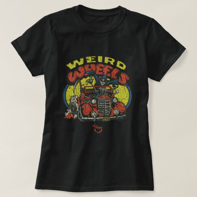 Weird Wheels Reaper 1980 T-Shirt (Design Front)