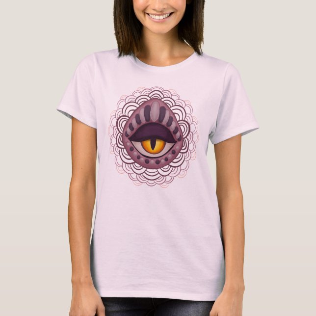 Weird Whimsical Spooky Eye T-Shirt (Front)