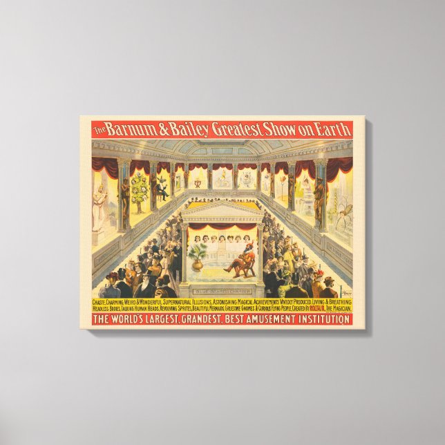 Weird & Wonderful Supernatural Illusions In Hall Canvas Print (Front)