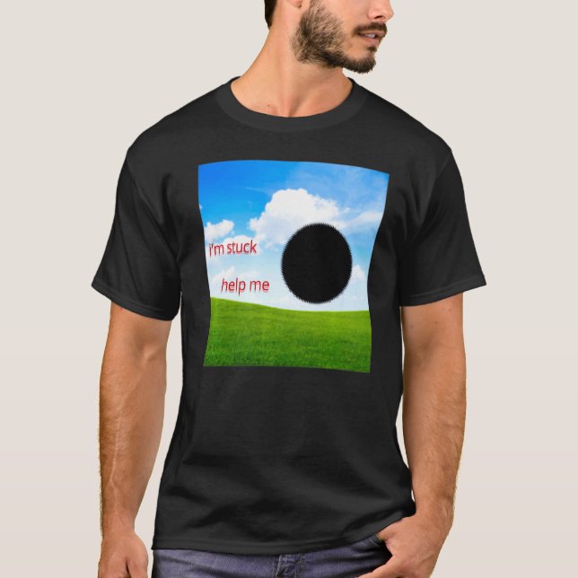 Weirdcore Aesthetic Dreamcore Oddcore Black Hole S T-Shirt (Front)