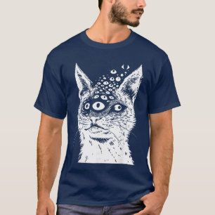 Weirdcore Cat Grunge Alt Harakujurippy Creepy Horr T-Shirt