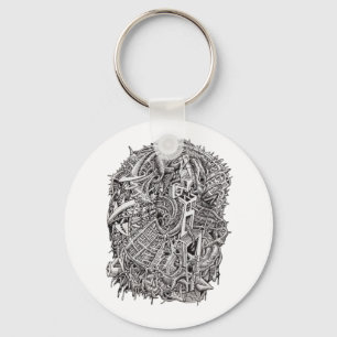 Weirdhead by Brian Benson Keychain