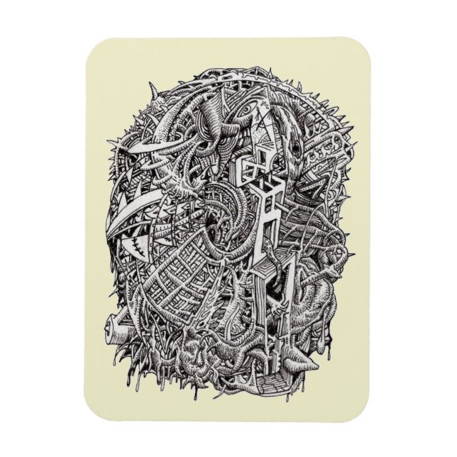 Weirdhead by Brian Benson Magnet (Vertical)