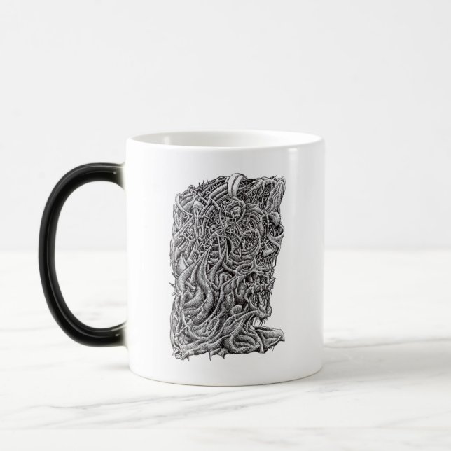 Weirdheads  Morphing Mug (Left)