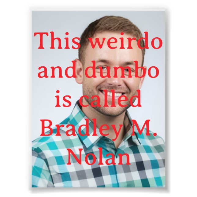 Weirdo Photo Print (Devant)