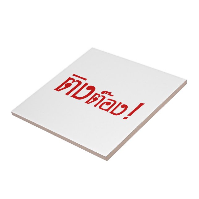 Weirdo! ☆ Ting Tong in Thai Language Script ☆ Tile (Side)