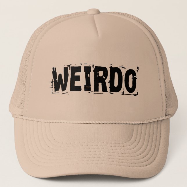 WEIRDO TRUCKER HAT (Front)