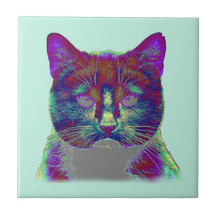 Weirdy Cat Tile