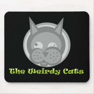 Weirdy Cats Mousepad