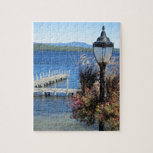 Weirs Beach Dock Jigsaw Puzzle (Vertical)