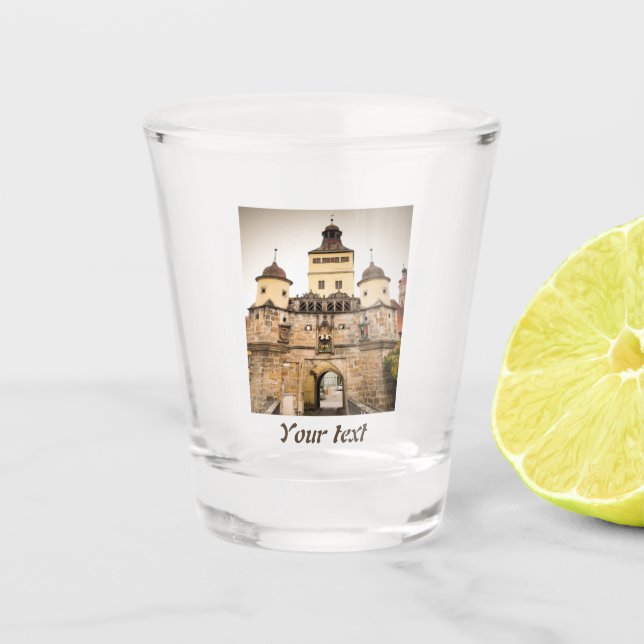 Weißenburg in Bavaria Ellinger Tor Schnapsglas Shot Glass (Front)