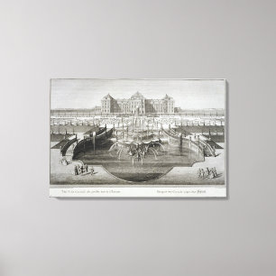 Weissenstein, view towards the castle from the Bar Canvas Print