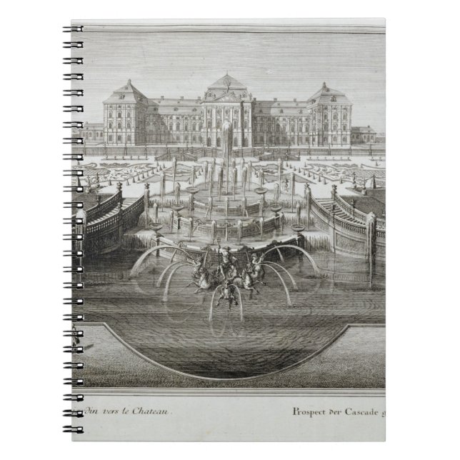 Weissenstein, view towards the castle from the Bar Notebook (Front)