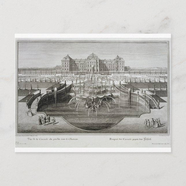 Weissenstein, view towards the castle from the Bar Postcard (Front)