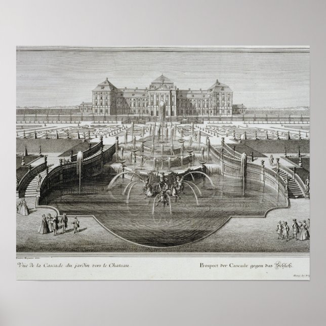 Weissenstein, view towards the castle from the Bar Poster (Front)