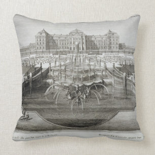 Weissenstein, view towards the castle from the Bar Throw Pillow