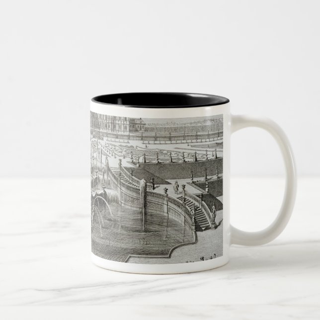 Weissenstein, view towards the castle from the Bar Two-Tone Coffee Mug (Right)