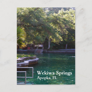 Wekiwa Springs, Apopka, carte postale FL