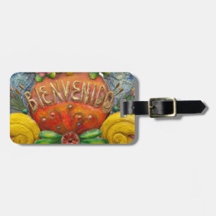 Welcom sign in Spanish, Mexico Luggage Tag