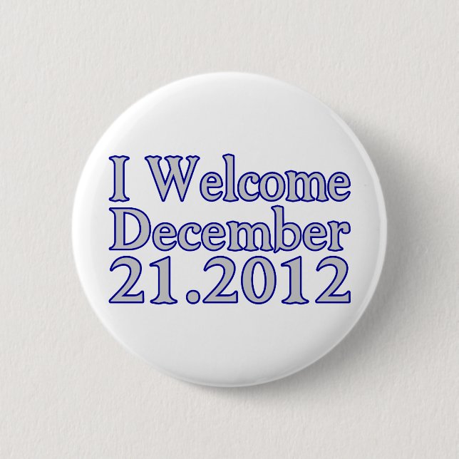 Welcome 2012 2 inch round button (Front)
