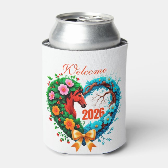 Welcome 2026 can cooler (Can Front)