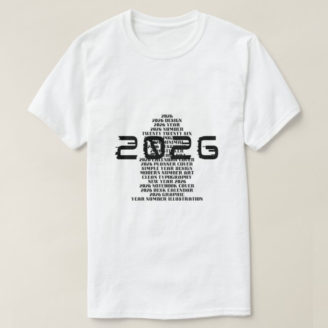 Welcome 2026 - Fresh Start New Year Celebration  T-Shirt (Design Front)