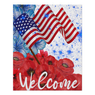 Welcome 4th of July    Poster