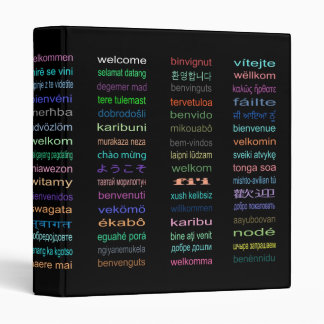 Welcome: 80 Languages 1" Binder