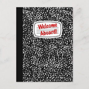 Welcome Aboard Comp Notebook Postcard