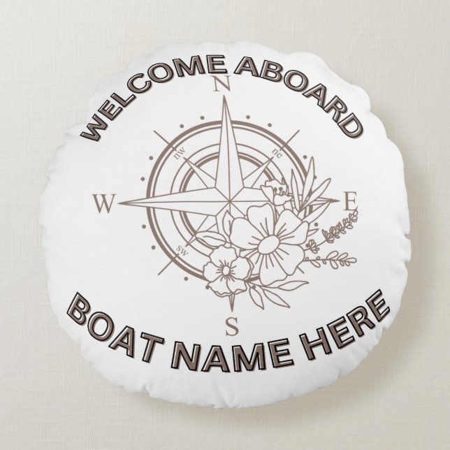 Welcome Aboard Cushions (Front)