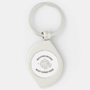 Welcome Aboard Cushions Keychain