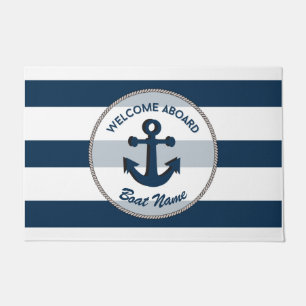 Welcome Aboard Customizable Doormat