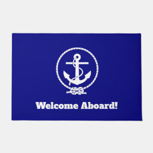 "Welcome Aboard!" Doormat