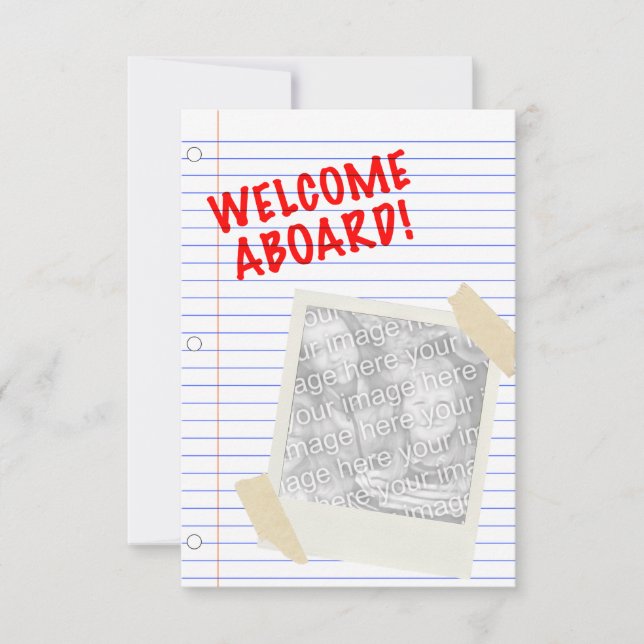 welcome aboard invitation (Front)