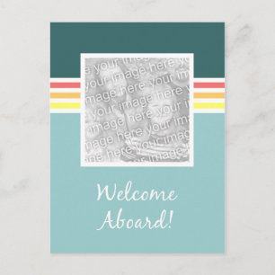 Welcome Aboard Photo Card