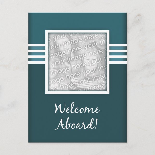 welcome aboard postcard (Front)