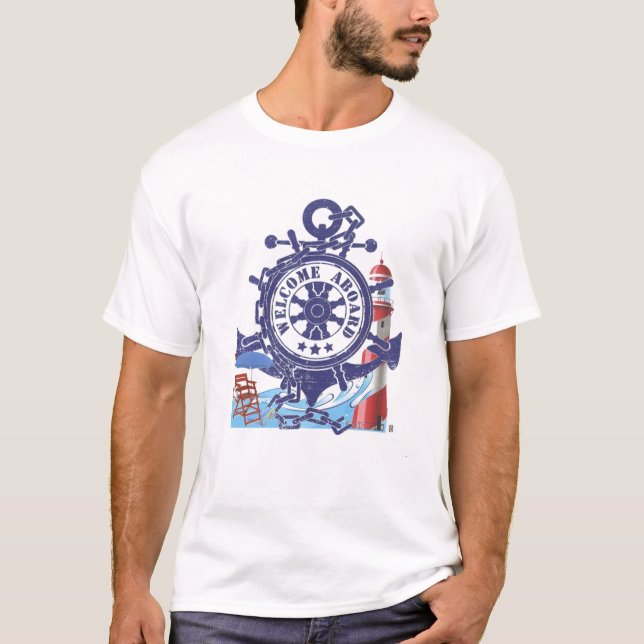 welcome aboard T-Shirt (Front)