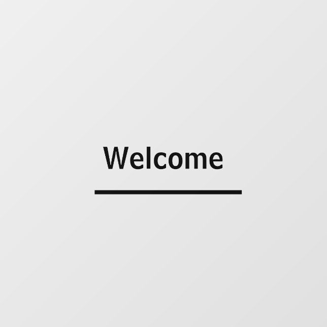 welcome adhesives stickers stores window cling (Sheet)