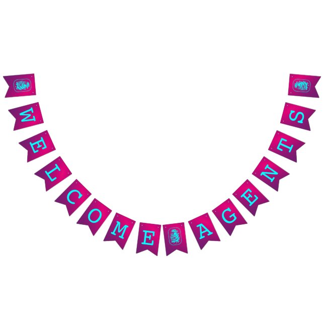 WELCOME AGENTS BUNTING FLAGS (All)