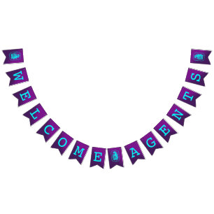 WELCOME AGENTS BUNTING FLAGS