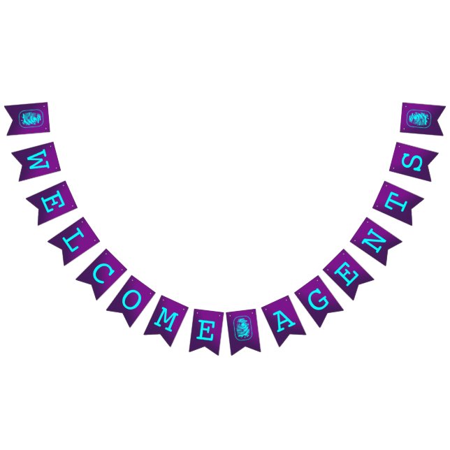 WELCOME AGENTS BUNTING FLAGS (All)