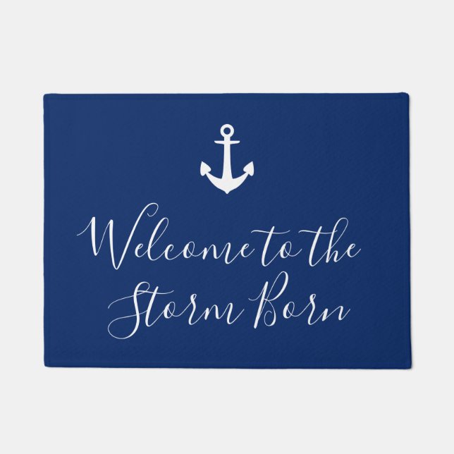 Welcome Anchor Doormat (Front)