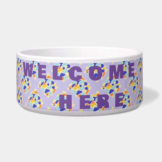 welcome and cheers Lavender patterns (Front)