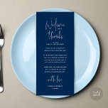 Welcome and Thanks, Place Setting Thank You Card<br><div class="desc">Introducing the perfect finishing touch to your wedding reception - our elegant Wedding Thank You Place Setting Cards, with card title "Welcome and Thanks" ! Designed to express your heartfelt appreciation for each guest's presence on your special day, these cards are the ideal way to add a personal touch to...</div>